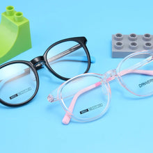 Load image into Gallery viewer, BCLEAR    Arrival Teenagers Children TR Round Optical Frames Comfortable Silicone Colorful Ultralight Retro Eyewear Unisex