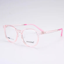 Load image into Gallery viewer, BCLEAR    Arrival Teenagers Children TR Round Optical Frames Comfortable Silicone Colorful Ultralight Retro Eyewear Unisex