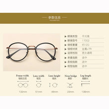 Load image into Gallery viewer, BCLEAR Alloy TR90 Glasses Frame Men Ultralight Women Vintage Round Prescription Eyeglasses Retro Optical Frame Eyewear 2019
