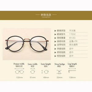 BCLEAR Alloy TR90 Glasses Frame Men Ultralight Women Vintage Round Prescription Eyeglasses Retro Optical Frame Eyewear 2019