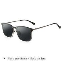Load image into Gallery viewer, BCLEAR  Optical Spectacle Frame Men With Clip On Sunglasses Polarized Magnetic Glasses For Male Prescription Eyeglasses