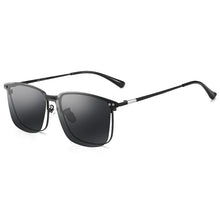 Load image into Gallery viewer, BCLEAR  Optical Spectacle Frame Men With Clip On Sunglasses Polarized Magnetic Glasses For Male Prescription Eyeglasses