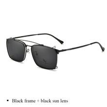 Carica l&#39;immagine nel visualizzatore di Gallery, BCLEAR  Polarized Sunglasses Men Women Magnetic Clip On Glasses Alloy Optical Prescription Eyeglass Frames Clip Sun Lens