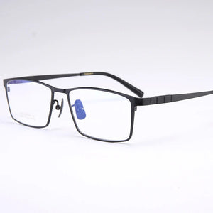 BCLEAR Pure Titanium Glasses Frame Men Square Eyewear    Male Classic Full Optical Prescription Eyeglasses Frames 91079
