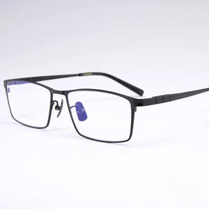 BCLEAR Pure Titanium Glasses Frame Men Square Eyewear    Male Classic Full Optical Prescription Eyeglasses Frames 91079