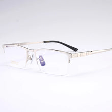 Load image into Gallery viewer, BCLEAR Pure Titanium Spectacle Frame Business Men  Eyewear   Male Classic Half Rim Optical Prescription Eyeglasses