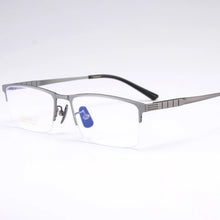 Load image into Gallery viewer, BCLEAR Pure Titanium Spectacle Frame Business Men  Eyewear   Male Classic Half Rim Optical Prescription Eyeglasses