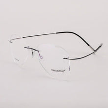 Load image into Gallery viewer, BCLEAR Titanium Alloy Glasses Frame Men   Women Rimless Prescription Pilot Eyeglasses Myopia Optical European Eyewear