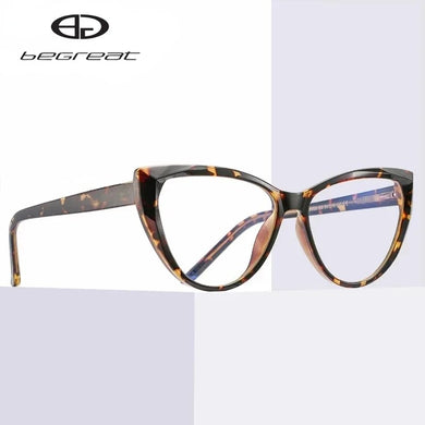 BEGREAT Frames TR Computer Eyeglasses Anti Blue Light Glasses Gaming Goggles Eyewear Women Eyeglasses  Cat Eye