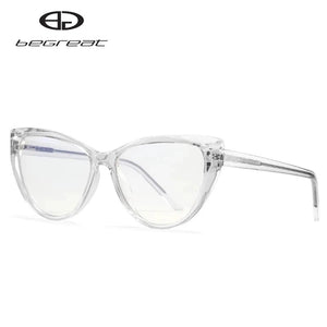 BEGREAT Frames TR Computer Eyeglasses Anti Blue Light Glasses Gaming Goggles Eyewear Women Eyeglasses  Cat Eye
