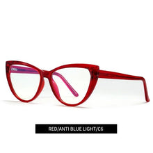 Load image into Gallery viewer, BEGREAT Frames TR Computer Eyeglasses Anti Blue Light Glasses Gaming Goggles Eyewear Women Eyeglasses  Cat Eye