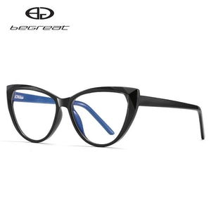 BEGREAT Frames TR Computer Eyeglasses Anti Blue Light Glasses Gaming Goggles Eyewear Women Eyeglasses  Cat Eye