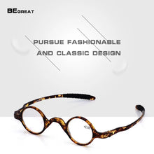 Load image into Gallery viewer, BEGREAT Men Women Reading Glasses Ultralight Eyewear Round Small Frame Blue Light Blocking TR90 Eyeglasses очки для зрения