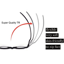 Load image into Gallery viewer, BEGREAT Men Women Reading Glasses Ultralight Eyewear Round Small Frame Blue Light Blocking TR90 Eyeglasses очки для зрения