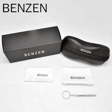 Load image into Gallery viewer, BENZEN Aluminum Magnesium Men Glasses Frame Metal Half  Eyeglasses Male Computer Optical Spectacles With Case 5051