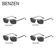 Load image into Gallery viewer, BENZEN Polarized Sunglasses for Men Driving Glasses Rectangular Vintage Sun Glasses For Male UV Protection 9752