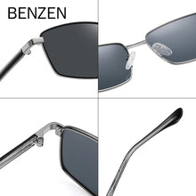 Load image into Gallery viewer, BENZEN Polarized Sunglasses for Men Driving Glasses Rectangular Vintage Sun Glasses For Male UV Protection 9752