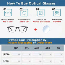 Load image into Gallery viewer, BENZEN Quality Optical Glasses Frame Men Women Ultralight Myopia Eyeglasses Frame Square Prescription Eyewear  5196