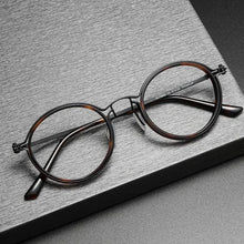 Load image into Gallery viewer, BETION Vintage Titanium Eyeglasses Frame Men Round Myopia Prescription Glasses  Women Retro Optical Glasses Frames Eyewear