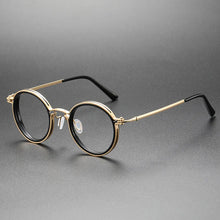 Load image into Gallery viewer, BETION Vintage Titanium Eyeglasses Frame Men Round Myopia Prescription Glasses  Women Retro Optical Glasses Frames Eyewear