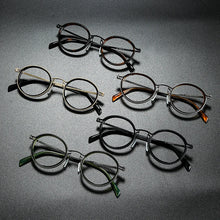 Load image into Gallery viewer, BETION Vintage Titanium Eyeglasses Frame Men Round Myopia Prescription Glasses  Women Retro Optical Glasses Frames Eyewear