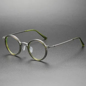 BETION Vintage Titanium Eyeglasses Frame Men Round Myopia Prescription Glasses  Women Retro Optical Glasses Frames Eyewear