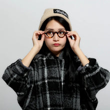 Load image into Gallery viewer, BETSION Small Vintage Round 37mm Hand Made Glasses Full Rim Eyeglass Frames Men Women Myopia Rx able