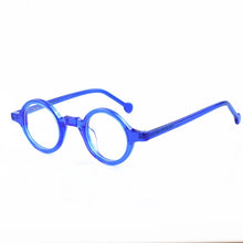 Load image into Gallery viewer, BETSION Small Vintage Round 37mm Hand Made Glasses Full Rim Eyeglass Frames Men Women Myopia Rx able