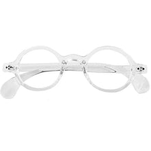 Load image into Gallery viewer, BETSION Vintage Round 42.70mm clear Transparent Eyeglass Frames Spectacles Full Rim Retro Glasses Eyewear Rx able