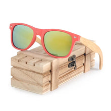 Carica l'immagine nel visualizzatore di Gallery, BOBO BIRD Bamboo Porarized Sunglasses Customize for Men Women Sun Glasses in Wood Gift Box Clear Color Men Eyewears