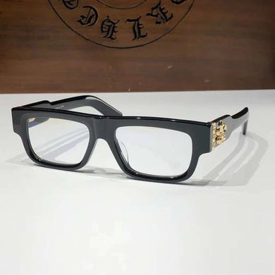 Basames Rectangle Acetate Glasses Frame for Men Women Large Wide Size Eyeglasses Myopia Prescription Spectacles Eyepieces CH8216