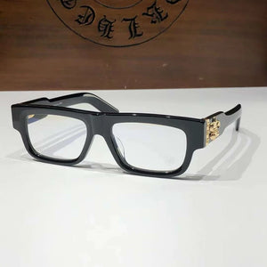 Basames Rectangle Acetate Glasses Frame for Men Women Large Wide Size Eyeglasses Myopia Prescription Spectacles Eyepieces CH8216