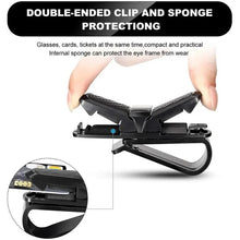 Load image into Gallery viewer, Baseus Car Eyeglass Holder Glasses Storage Clip For Audi Bmw Auto Interior Organize Accessories Car Sunglasses Holder