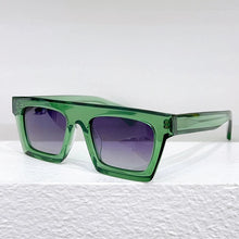 Load image into Gallery viewer, Belgium Brand Mille83 Square Thick Acetate Sunglasses Designer   Eyeglasses Unisex Glasses with Fresh Color