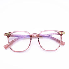 Load image into Gallery viewer, Belight Optical  Fancy Vintage Retro Acetate Irregular Square Shape Transparent Tea Design Spectacle Frame Precription Lens 248