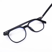 Load image into Gallery viewer, Belight Optical  Fancy Vintage Retro Acetate Irregular Square Shape Transparent Tea Design Spectacle Frame Precription Lens 248