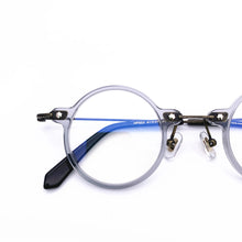 Load image into Gallery viewer, Belight Optical Fancy Vintage Retro Acetate with Metal Round Shape Unique Design Spectacle Frame Precription Lens HP503