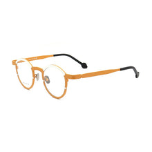 Load image into Gallery viewer, Belight Optical Italy Design Titanium Small Round Shape Prescription Vintage Retro Eyeglasses Spectacle Frame Eyewear 7747