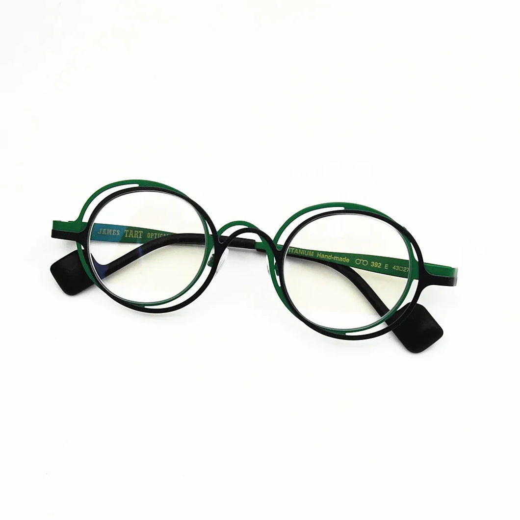 Belight Optical JAMES TAR*T Hollow-carved Eyewear Handmade Craft Titanium Prescription Vintage Eyeglasses Spectacle Frame 392