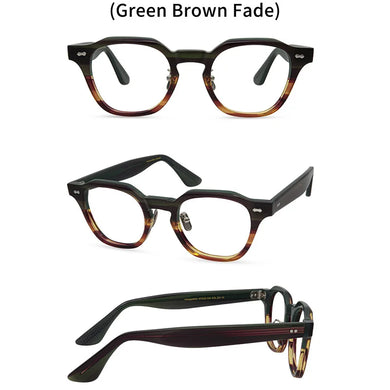 Belight Optical JMM Classical Thick Acetate  Irregular Shape Glasses Frame Men Women Prescription Eyeglasses Retro Eyewear  9604