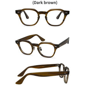Belight Optical JMM Classical Thick Acetate  Irregular Shape Glasses Frame Men Women Prescription Eyeglasses Retro Eyewear  9604