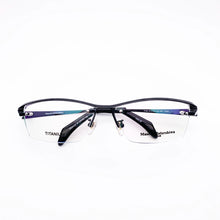 Load image into Gallery viewer, Belight Optical Japan Design Big Size Sports Titanium Half Rimless Frame Men Prescription Semi Eyeglasses Retro Eyewear MF1204
