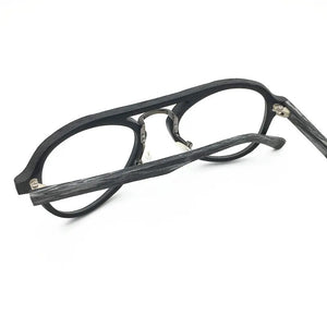 Belight Optical Men Wooden Pilot Shape Double Beam Classical Glasses Frames Designer Eyglasses Fashion Prescription Eyewear 093