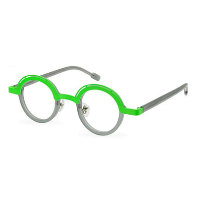 Belight Optical  Arrvial Fancy Round Vintage Retro Acetate Fluorescent Color Design Spectacle Frame Precription Lens 76835