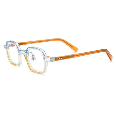Belight Optical Square Shape Bling Eyeglass Design Colorful Acetate Women Vintage Retro Spectacle Frame Prescription Lens 19309