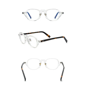 Belight Optical Women Men Acetate Square Shape Vintage Retro Design Spectacle Frame Eyeglasses Precription Lens 19201