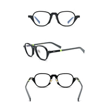 Load image into Gallery viewer, Belight Optical Women Men Acetate Square Shape Vintage Retro Design Spectacle Frame Eyeglasses Precription Lens 19201