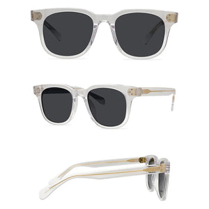 Belight Optical  Women Men Classical American Style UV400 Big Shape Vintage Retro Acetate Sunglasses with Case Oculos OV5236