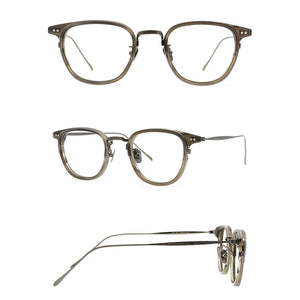 Belight Optical Women Men Japan Style Acetate with Titanium Retro Vintage Prescription Eyeglasses Spectacle Frame Eyewear 543