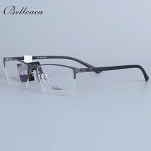 Load image into Gallery viewer, Bellcaca Spectacle Frame Men Eyeglasses Computer Myopia Optical Prescription Eye Clear Lens Glasses Frame For Male Eyewear 030